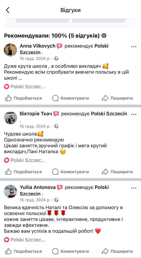 Відгук про курс